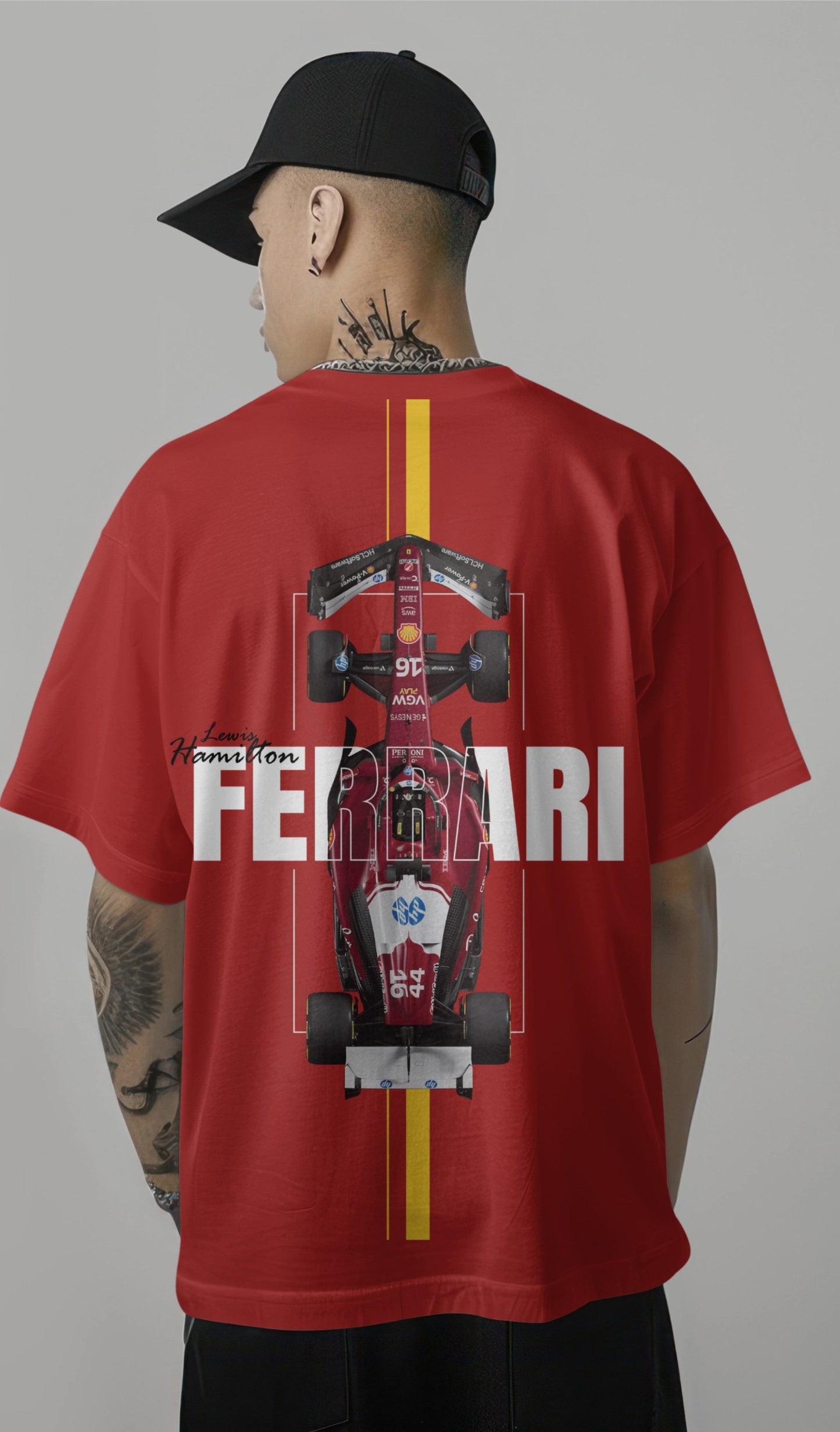 Ferrari F1 Tribute Oversized T-Shirt | Harble Streetwear Harble Outfits