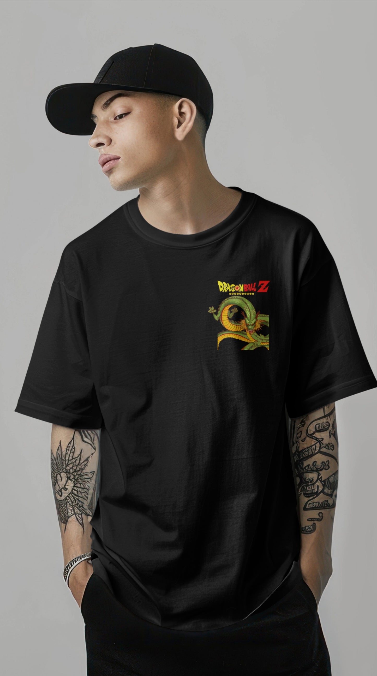 Dragon Ball Z Graphic Printed Oversized T-Shirt