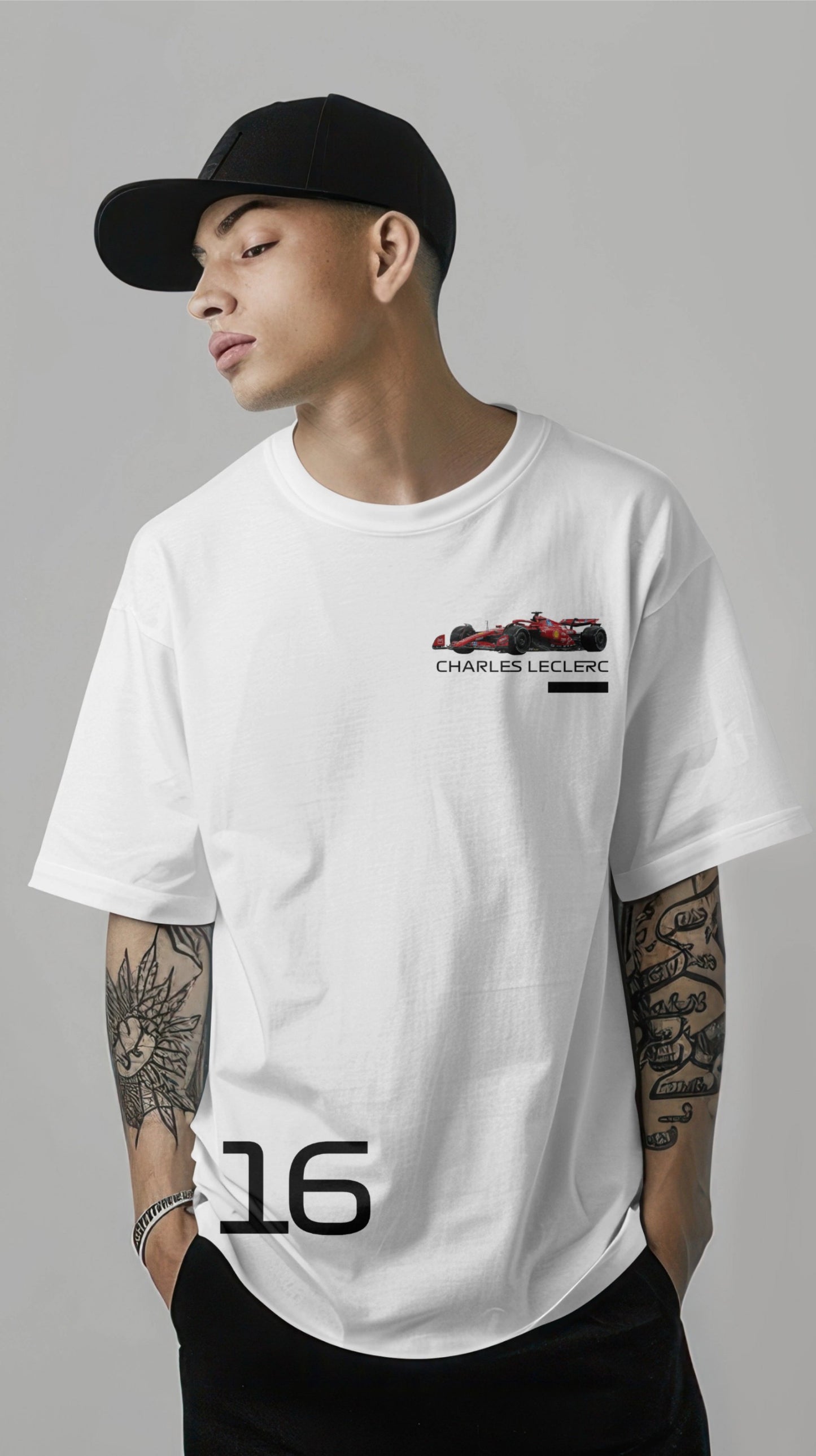 Charles Leclerc Ferrari Oversized T-Shirt