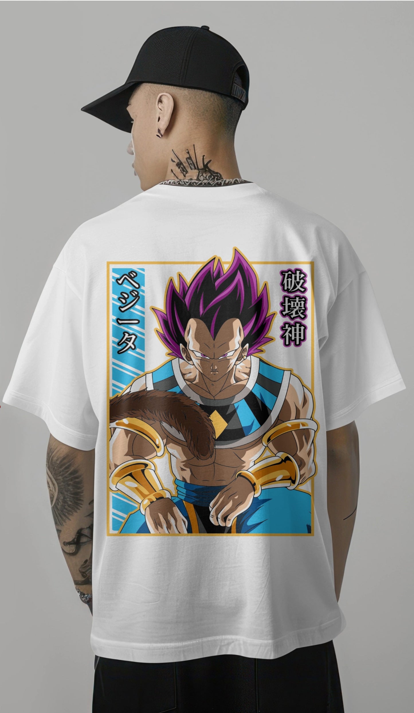 Dragon Ball Super Vegeta Hakai Unleashed Oversized T-shirt