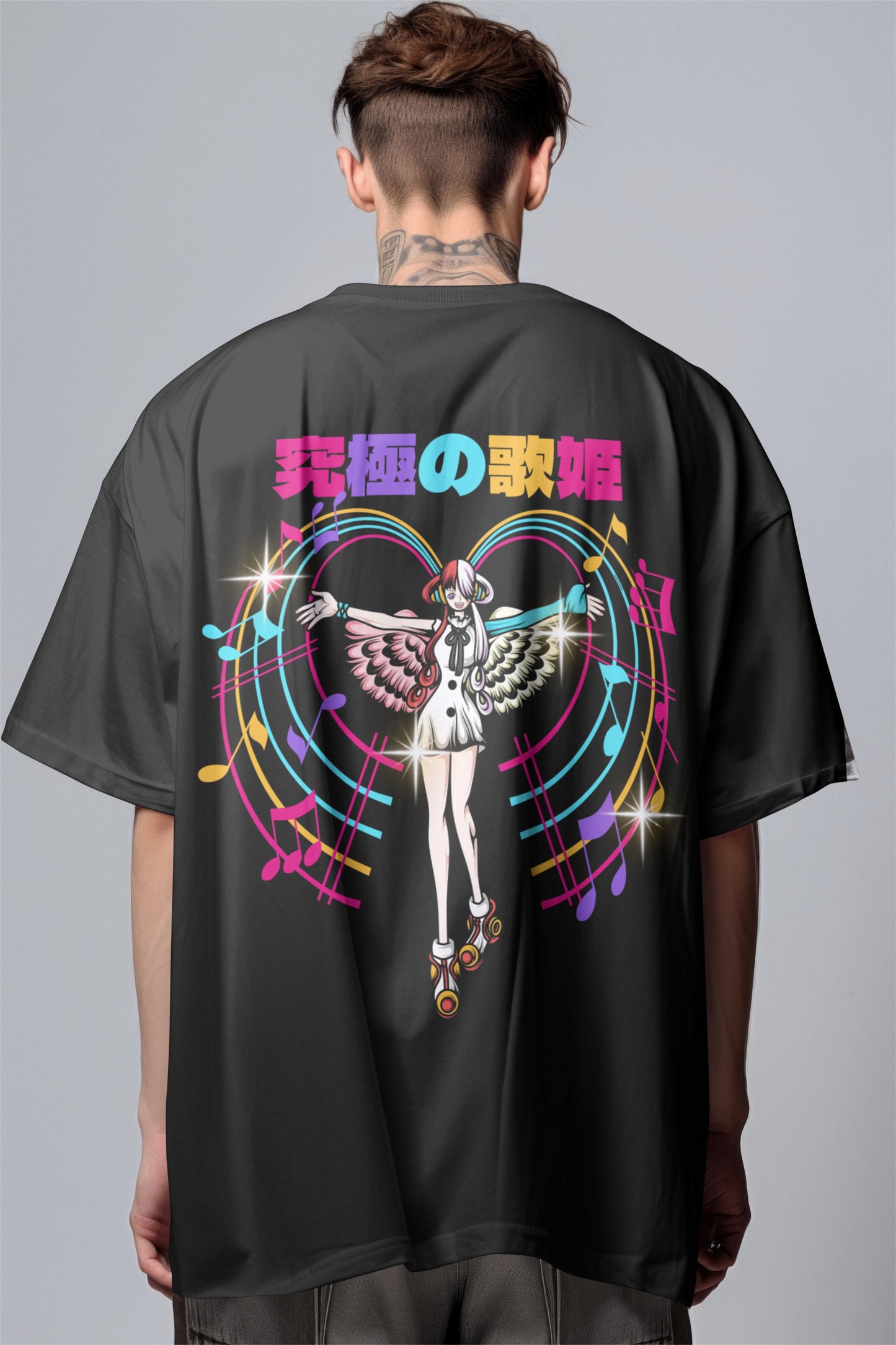 One Piece Uta Graphic Printed Oversized T-shirt Harble Outfits