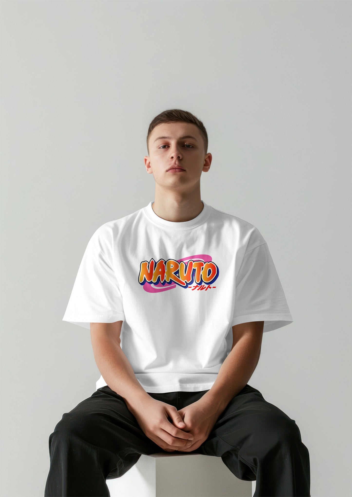 Eyes of the Uchiha Clan Printed Oversized T-shirt Harble Outfits