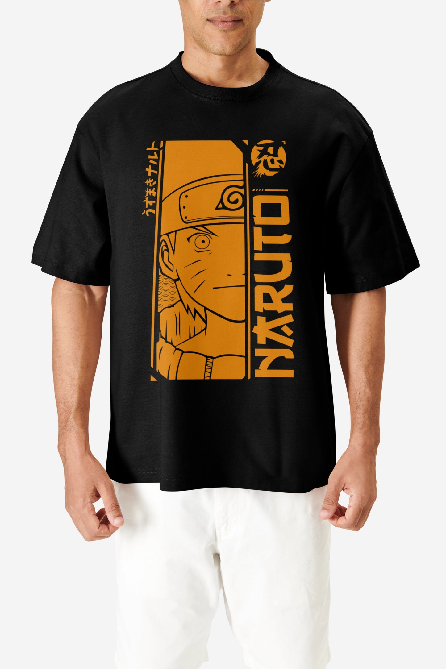 Naruto Vintage Manga Panel Graphic Printed Oversized T-shirt Harble Outfits