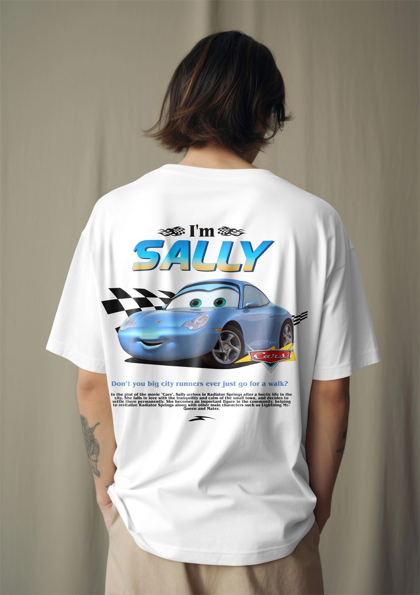 I’m Sally Graphic Printed Oversized T-shirt - Radiator Springs Edition Harble Outfits