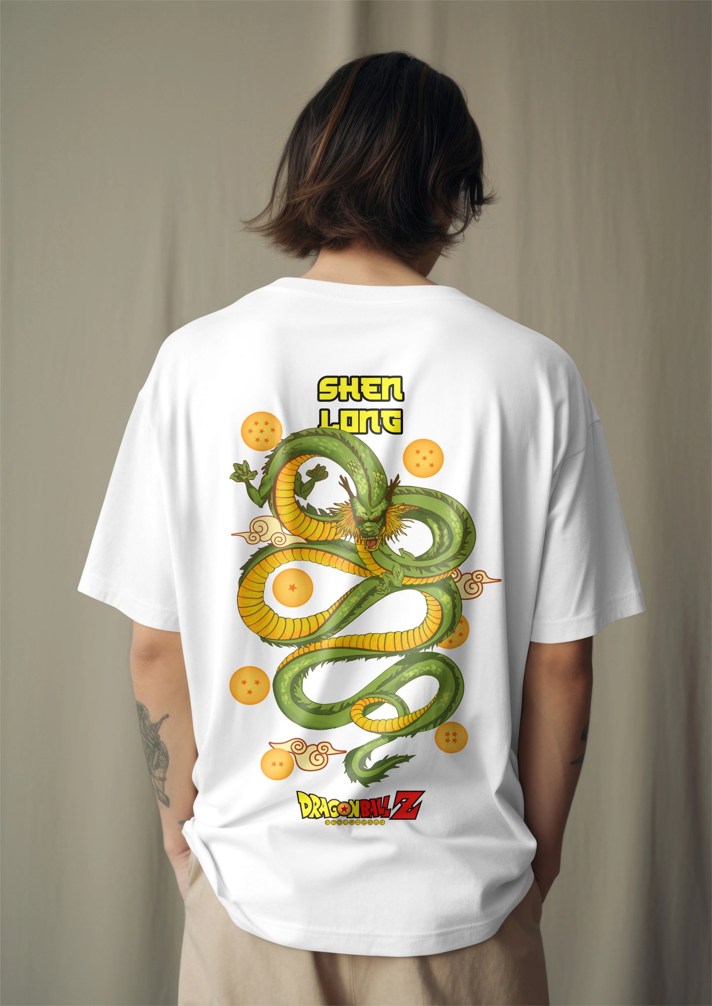Dragon Ball Z Graphic Printed Oversized T-Shirt