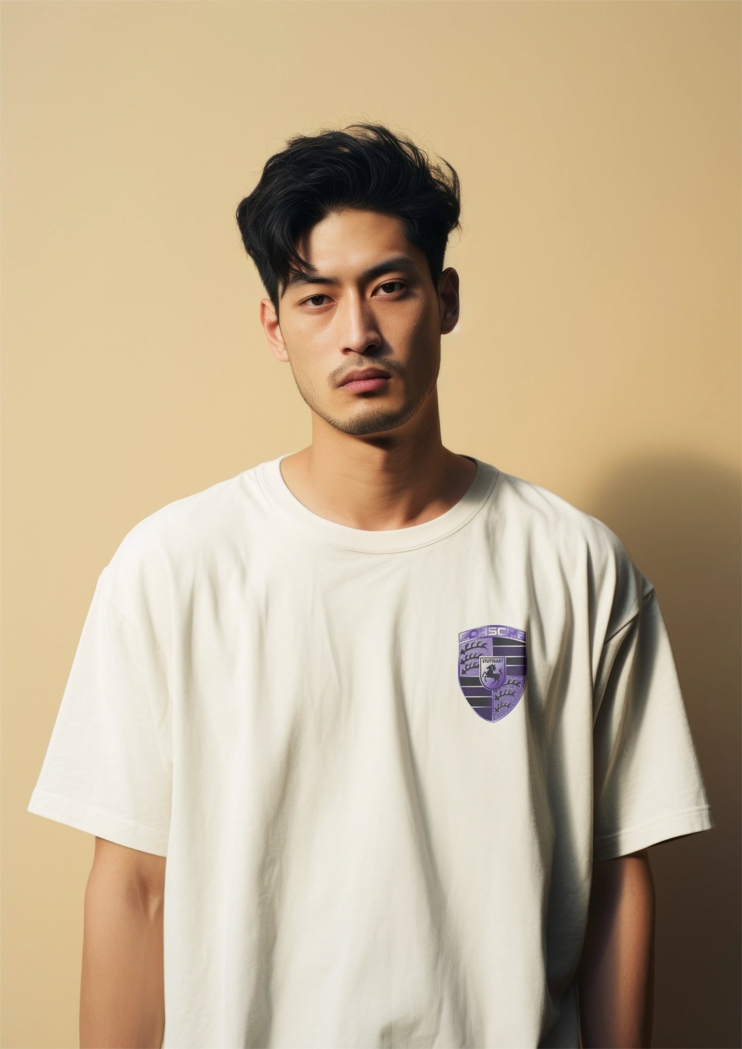 Porsche Graphic Printed Oversized T-Shirt Harble Outfits