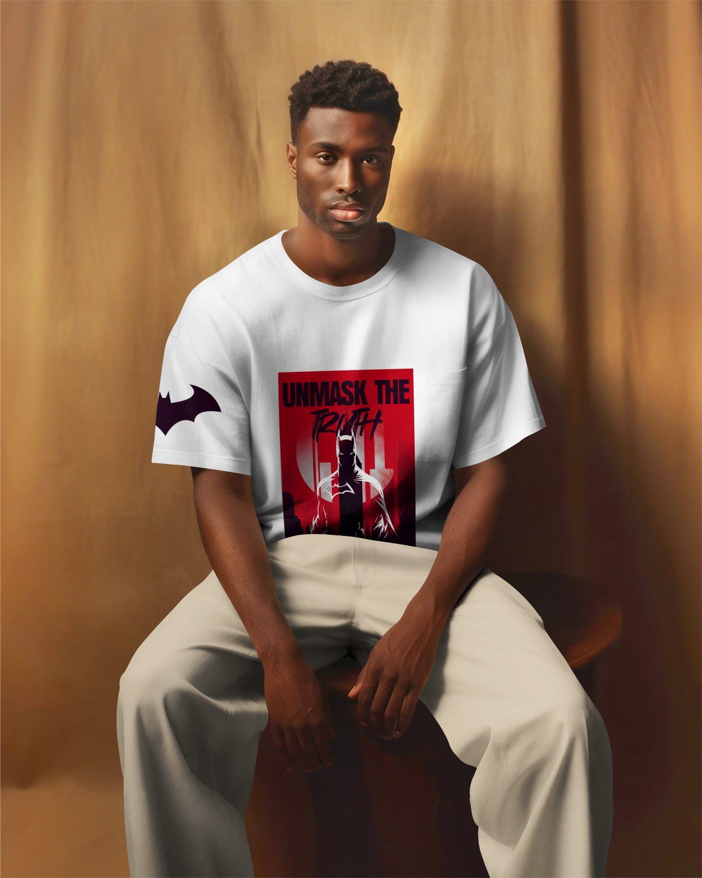 Batman Vengeance Unmasked Oversized T-Shirt Harble Outfits