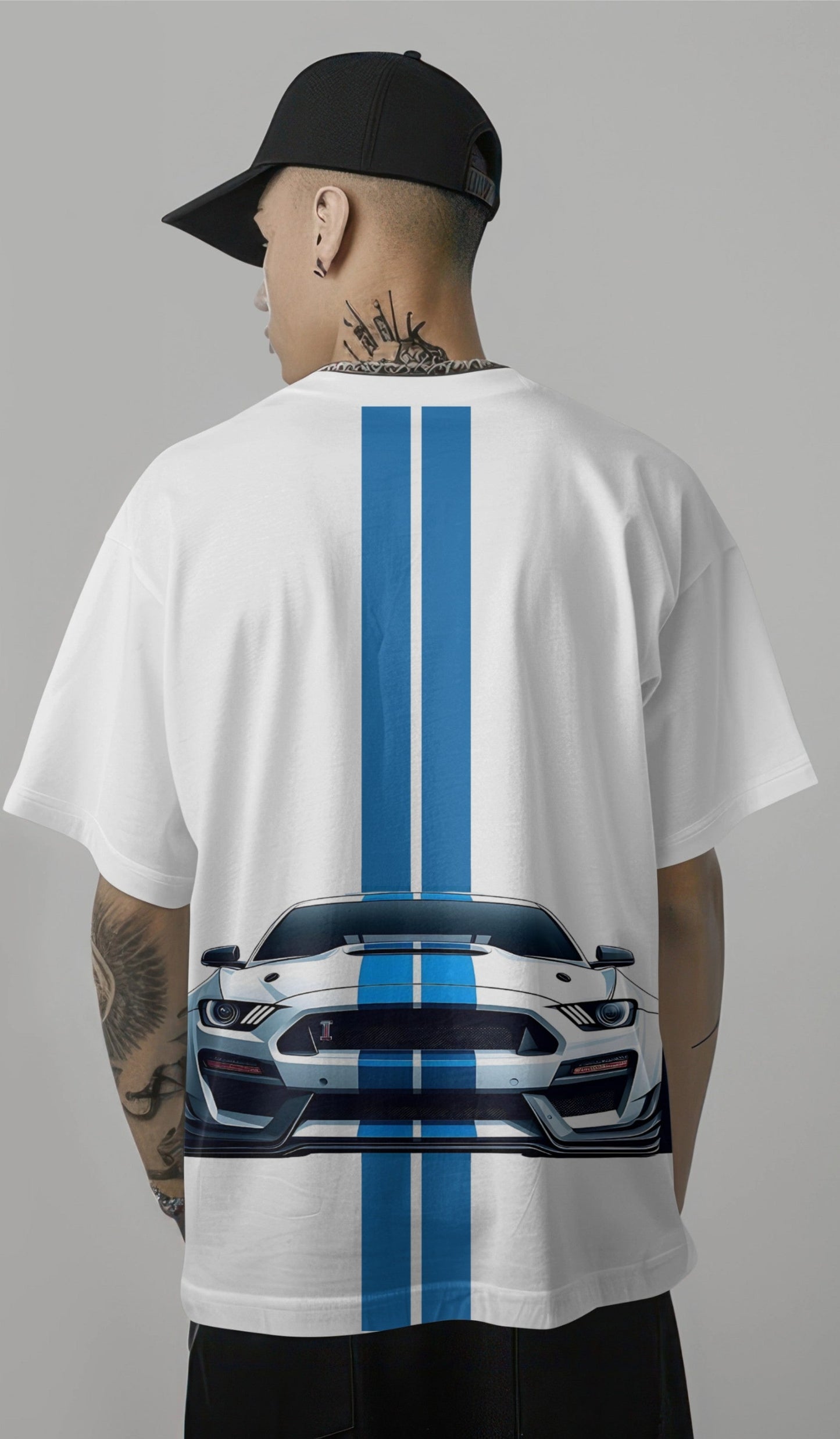 Mustang GT Tribute Oversized T-Shirt | Harble Streetwear Harble Outfits
