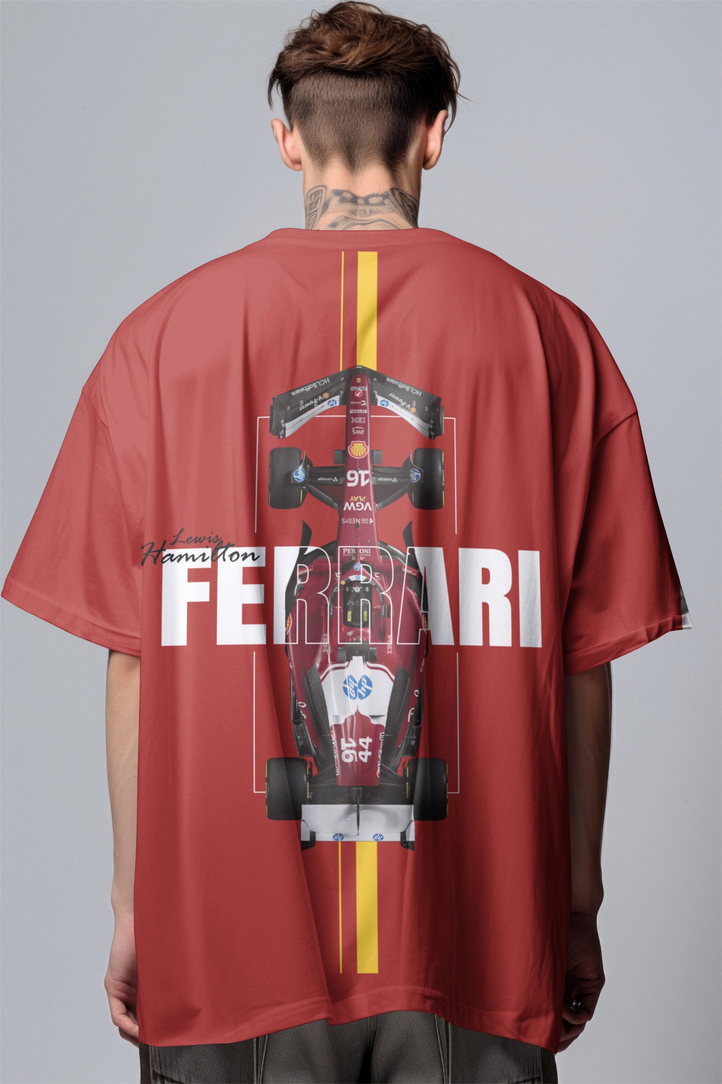 Ferrari F1 Tribute Oversized T-Shirt | Harble Streetwear Harble Outfits