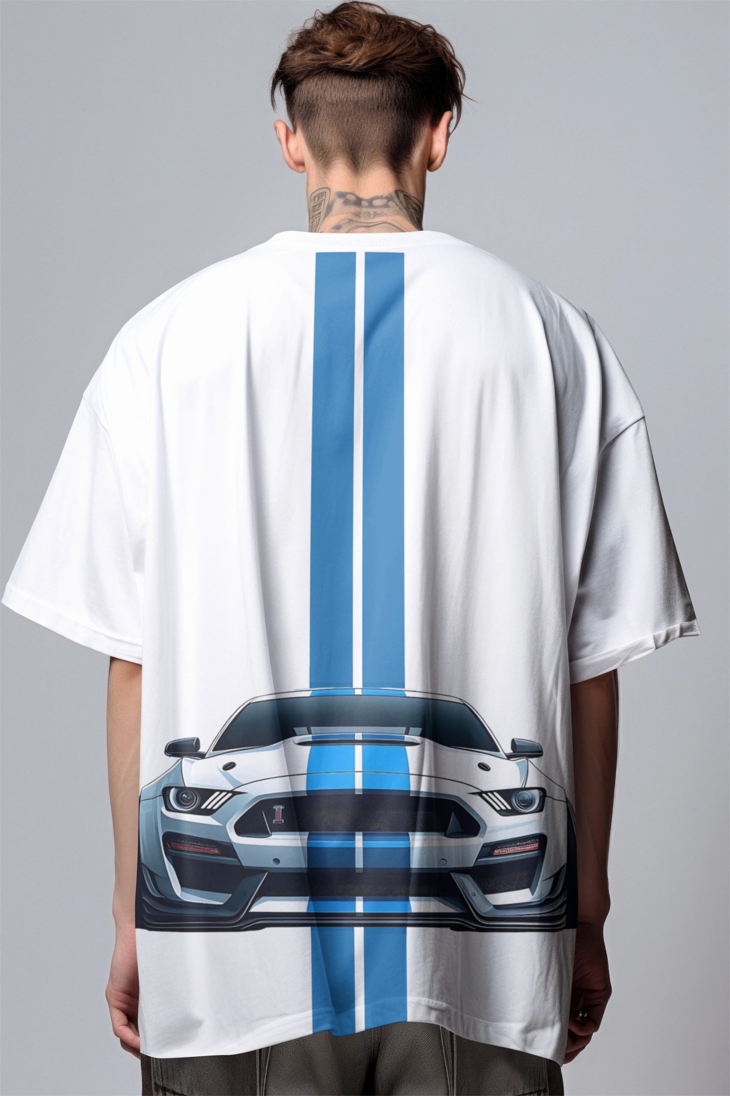 Mustang GT Tribute Oversized T-Shirt | Harble Streetwear Harble Outfits