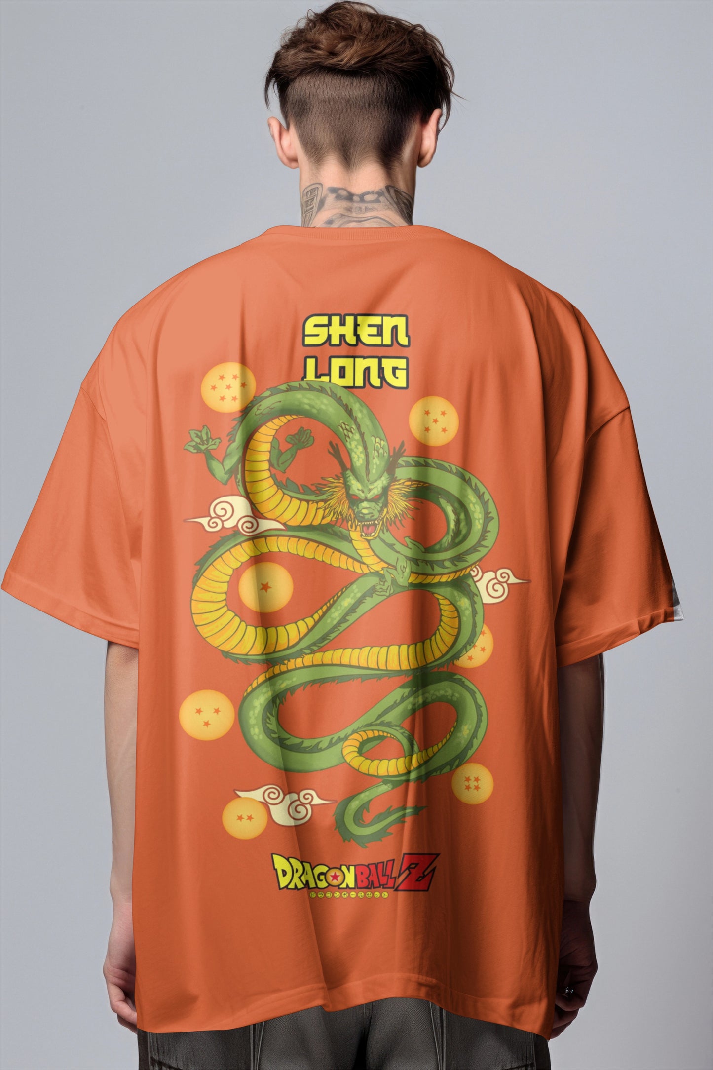 Dragon Ball Z Graphic Printed Oversized T-Shirt