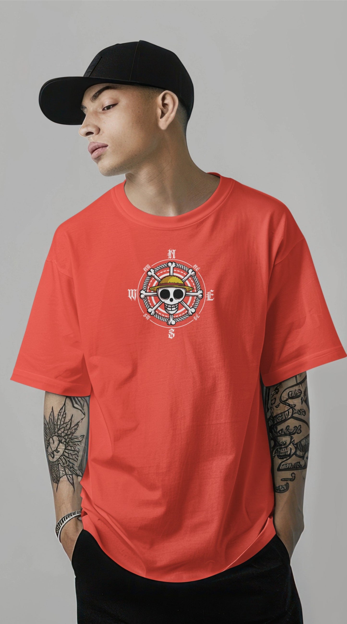 One Piece Sir Crocodile Desert King Graphic Printed Oversized T-shirt Harble Outfits