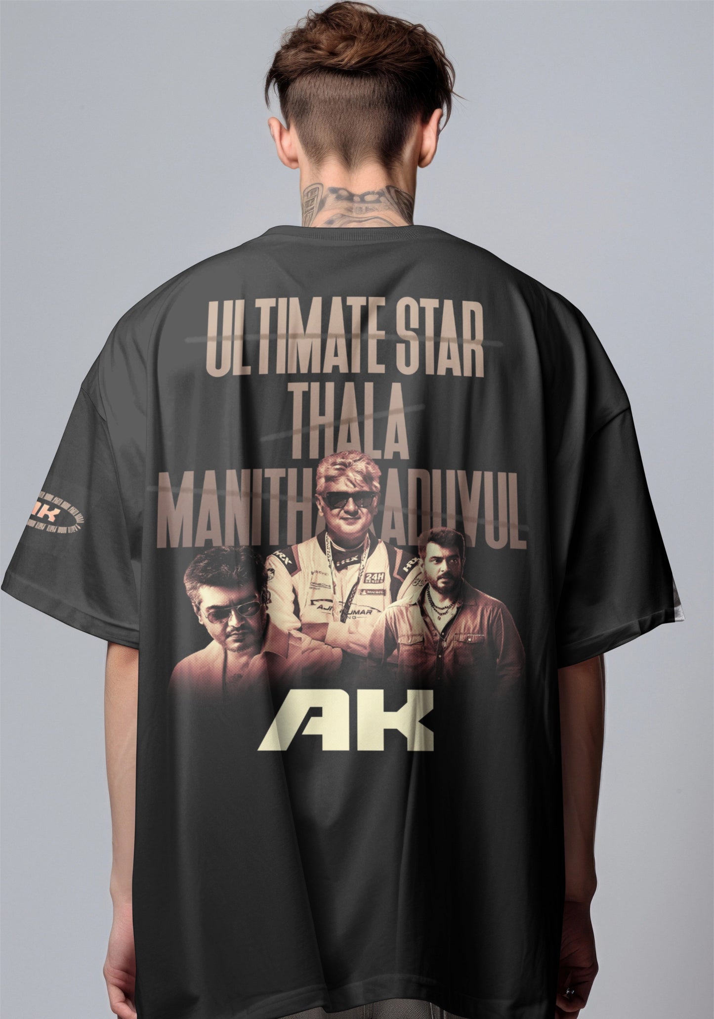 Ajith Kumar - Thala Legacy Oversized T-Shirt - AK Tribute Edition Harble Outfits