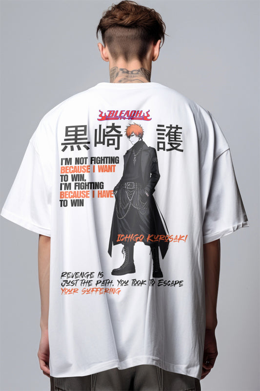 Ichigo Graphic Printed Oversized  T-shirt Harble Outfits