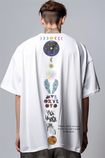 Coldplay album t-shirt

Music of the Spheres merch tee

Oversized Coldplay lyric shirt

Coldplay fan graphic tee

Mylo Xyloto t-shirt

Viva La Vida Coldplay t-shirt

Coldplay quote t-shirt

Parachutes Coldplay shirt