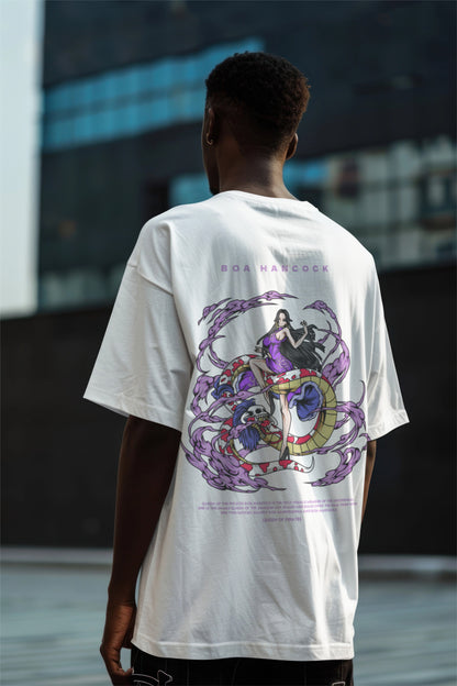 One Piece Boa Hancock Empress Graphic Printed Oversized T-shirt Harble Outfits