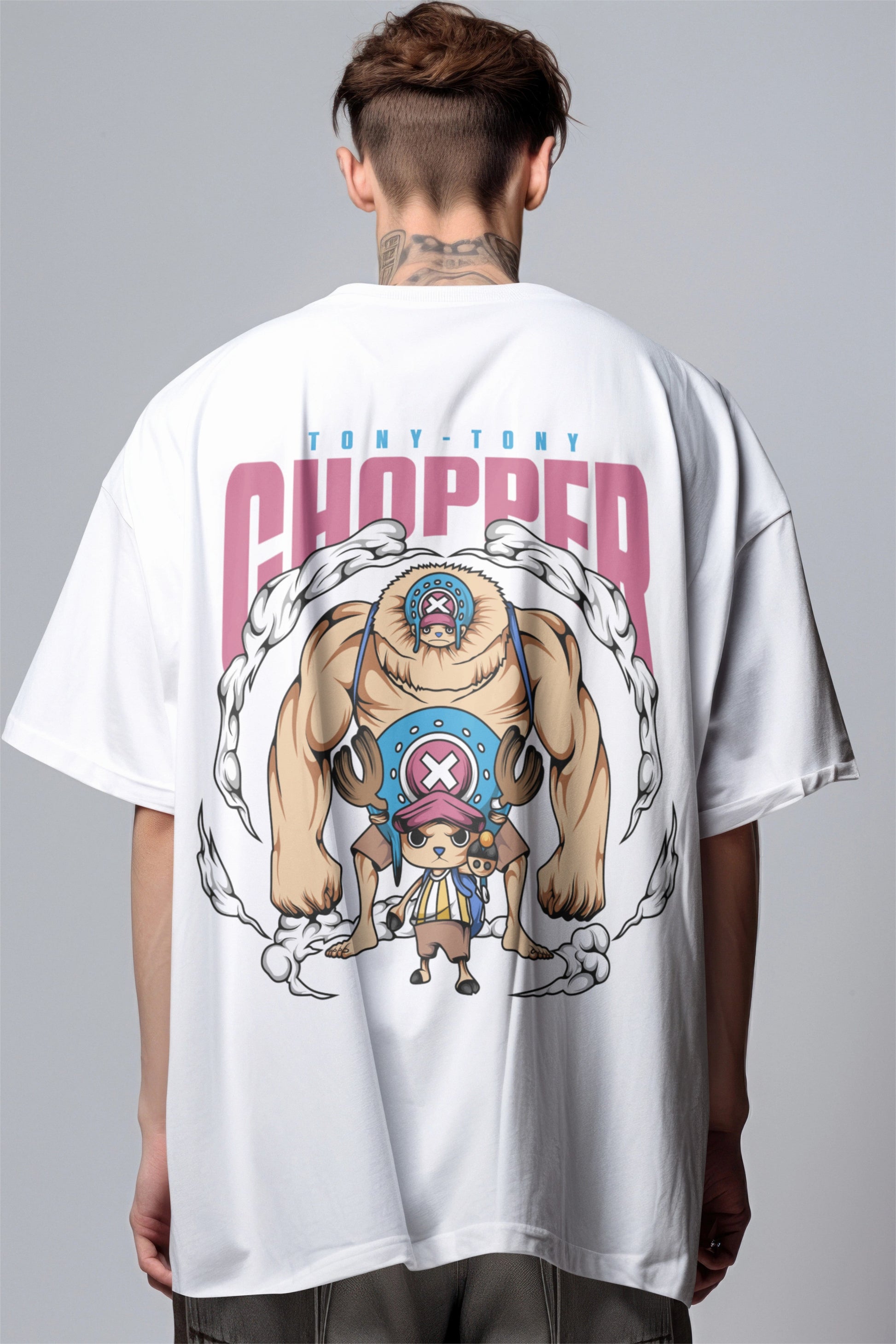 One Piece Tony Tony Chopper Rumble Graphic Printed Oversized T-shirt Harble Outfits