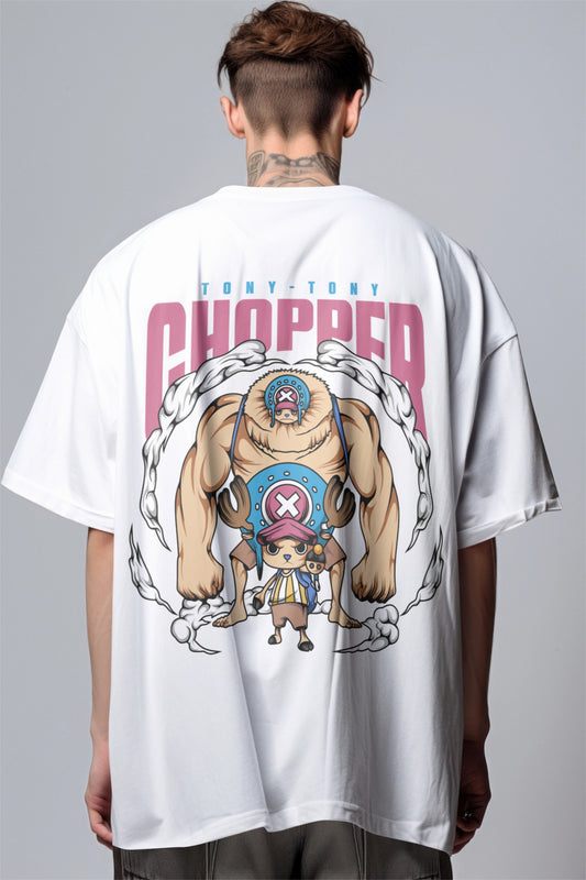 One Piece Tony Tony Chopper Rumble Graphic Printed Oversized T-shirt Harble Outfits