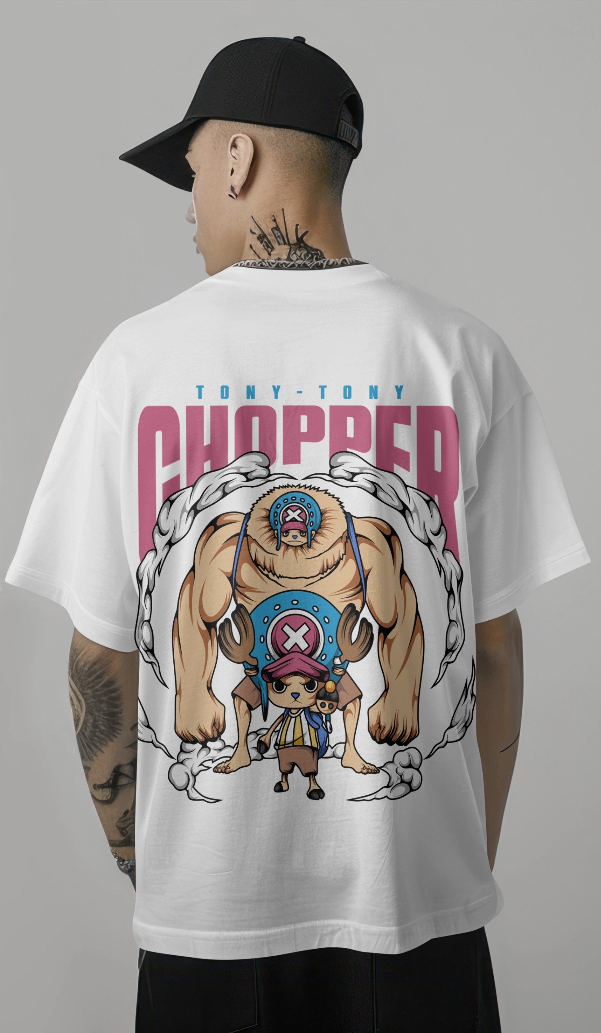 One Piece Tony Tony Chopper Rumble Graphic Printed Oversized T-shirt Harble Outfits