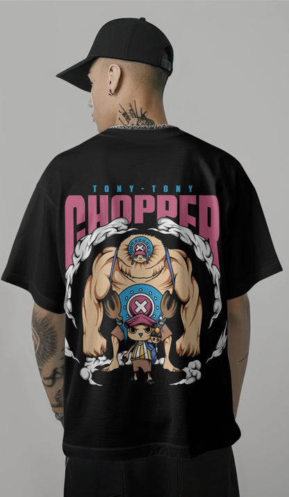 One Piece Tony Tony Chopper Rumble Graphic Printed Oversized T-shirt Harble Outfits