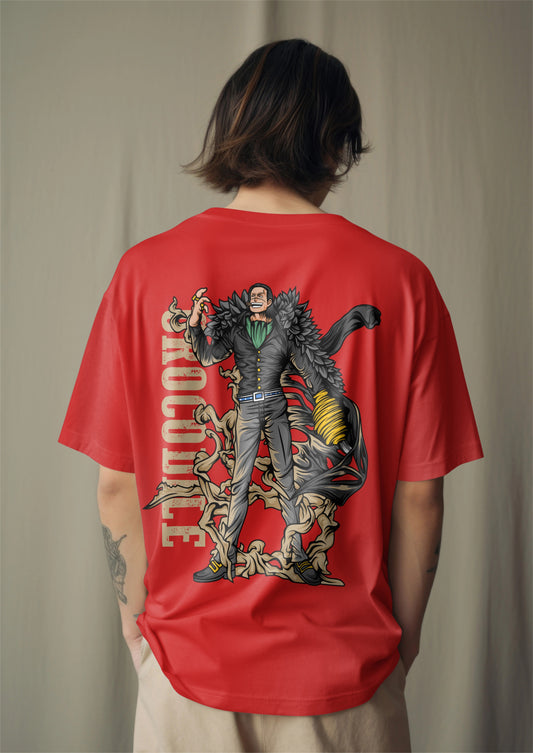 One Piece Sir Crocodile Desert King Graphic Printed Oversized T-shirt Harble Outfits