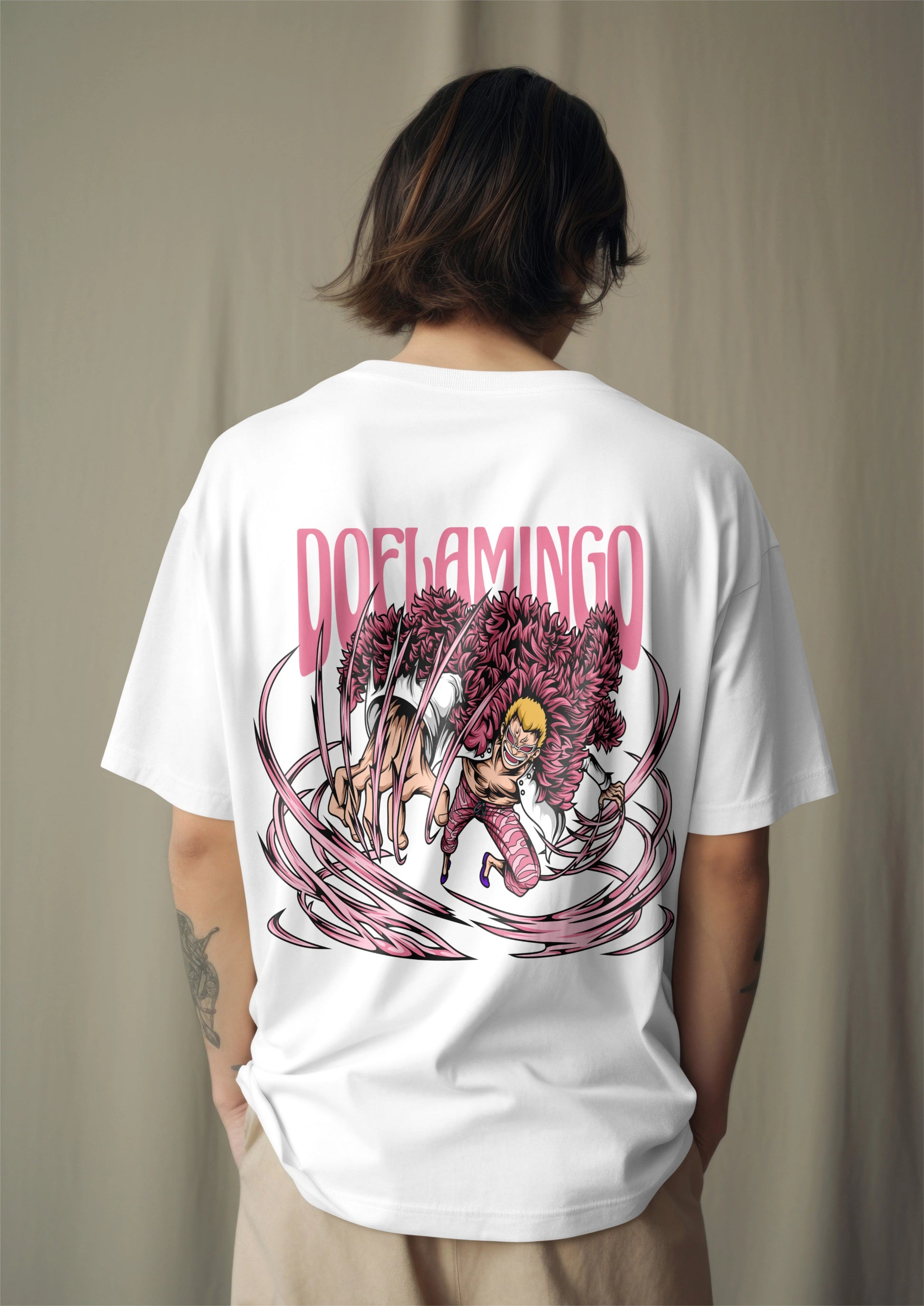 One Piece Donquixote Doflamingo String Graphic Printed Oversized T-shirt Harble Outfits