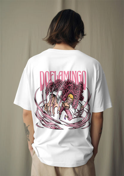 One Piece Donquixote Doflamingo String Graphic Printed Oversized T-shirt Harble Outfits