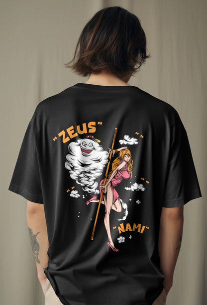 One Piece Nami Graphic Printed Oversized T-shirt Harble Outfits