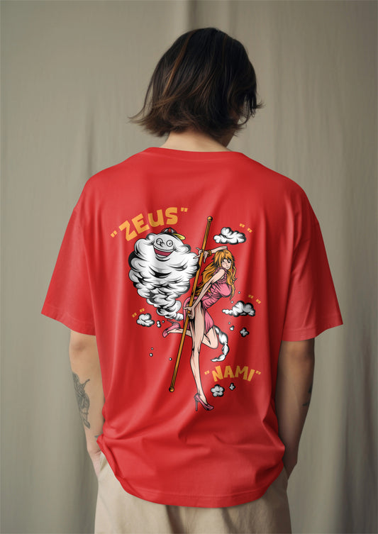 One Piece Nami Graphic Printed Oversized T-shirt Harble Outfits