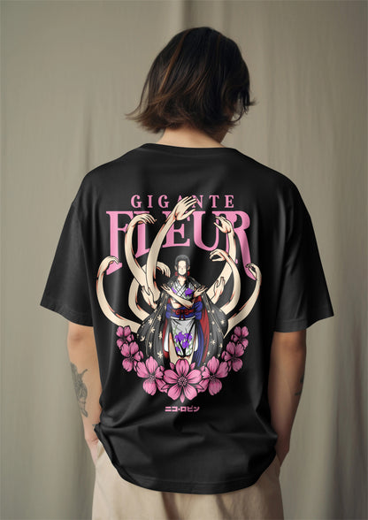 One Piece Nico Robin Graphic Printed Oversized T-shirt Harble Outfits