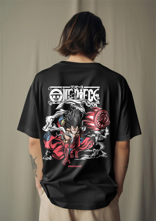 One Piece Snakeman Graphic Printed Oversized T-shirt Harble Outfits
