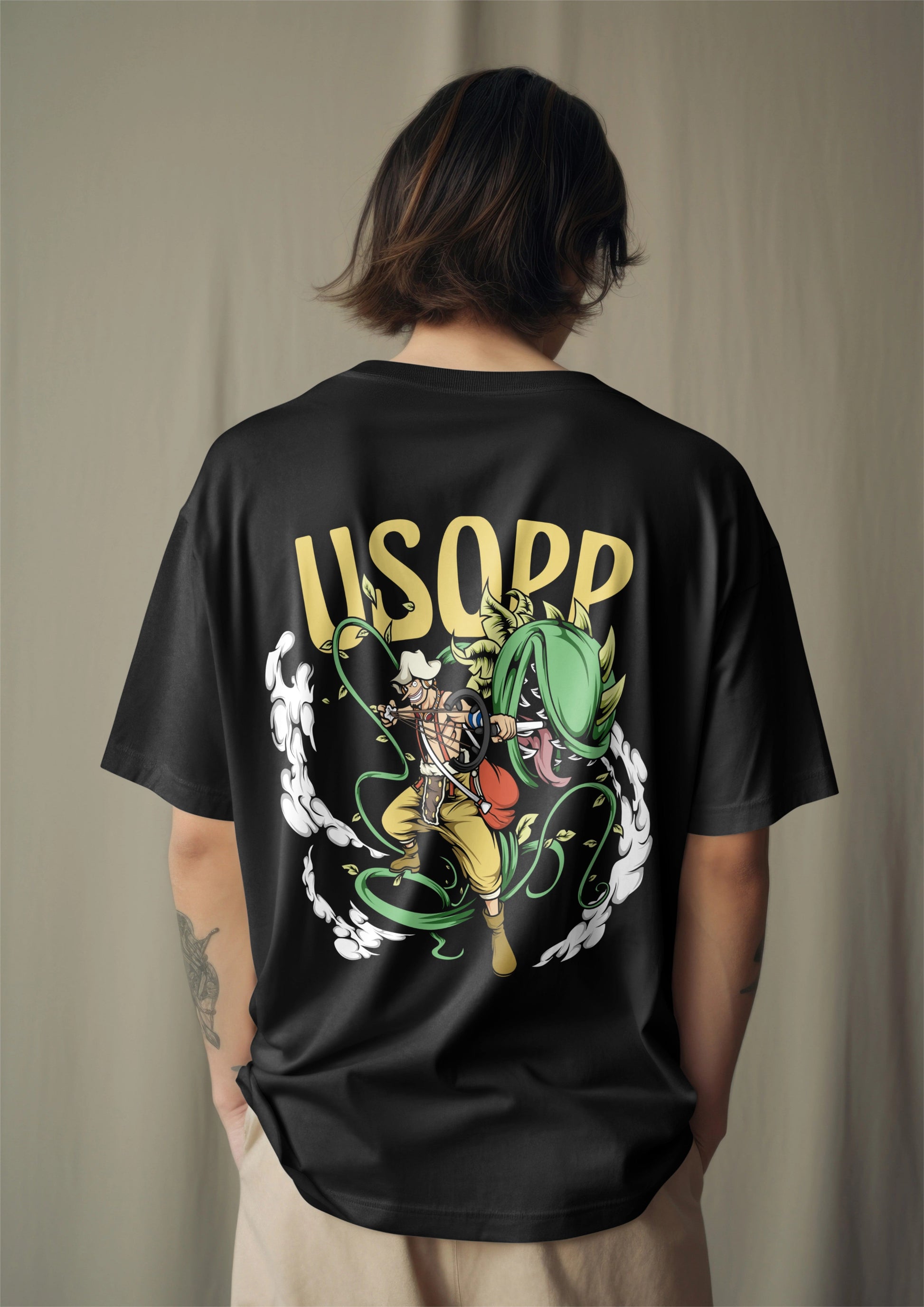 One Piece Usopp Sniper King Graphic Printed Oversized T-shirt Harble Outfits