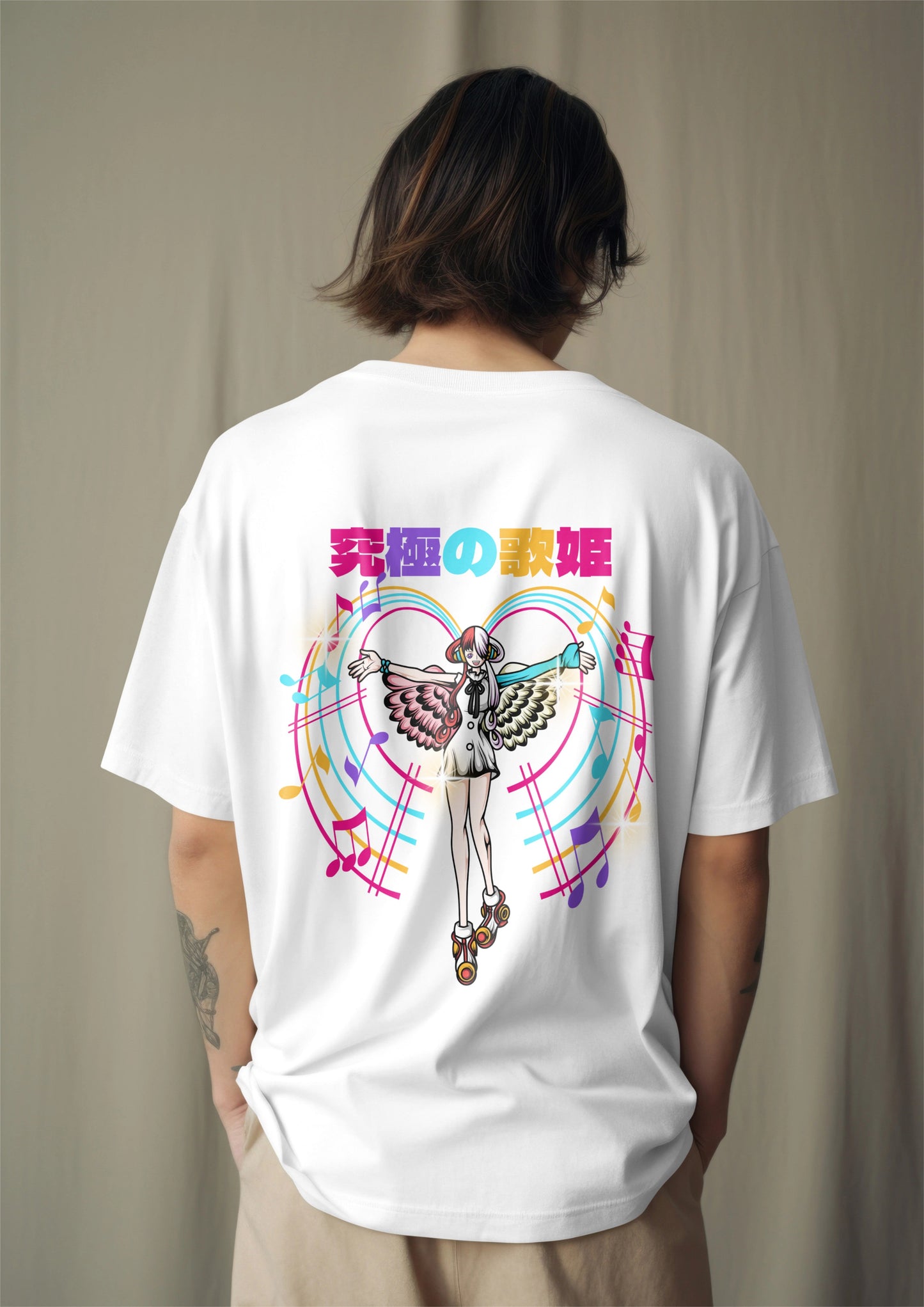 One Piece Uta Graphic Printed Oversized T-shirt Harble Outfits