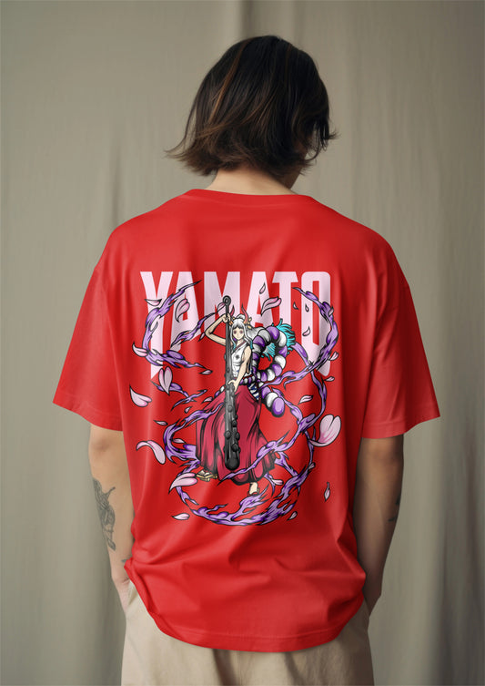 One Piece Yamato Oni Princess Graphic Printed Oversized T-shirt Harble Outfits