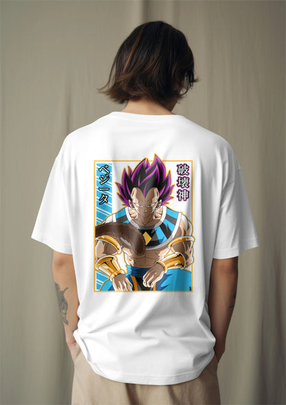 Dragon Ball Super Vegeta Hakai Unleashed Oversized T-shirt