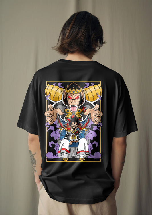 Dragon Ball Z Vegeta "Prince of Destruction" Printed Oversized T-shirt