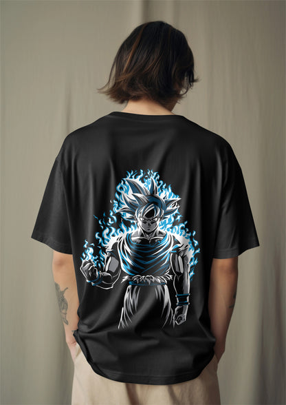 Goku - Ultra instinct Graphic Printed Oversized T-shirt