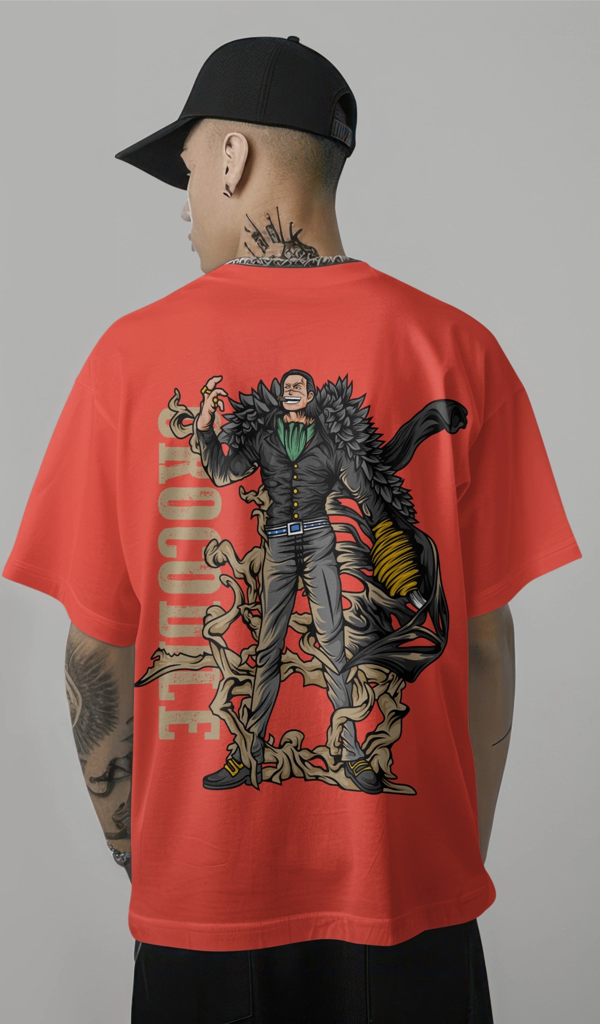 One Piece Sir Crocodile Desert King Graphic Printed Oversized T-shirt Harble Outfits