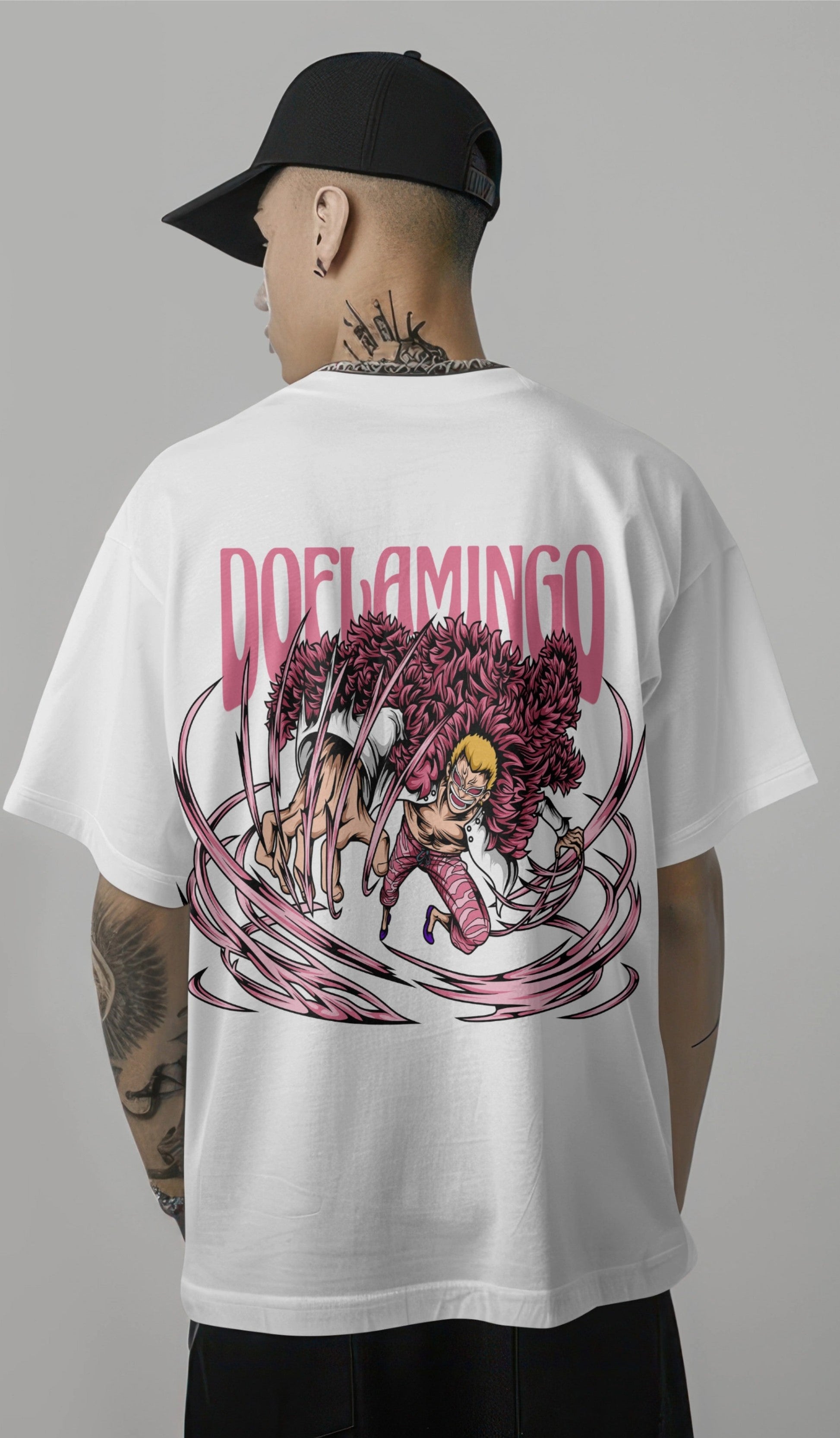 One Piece Donquixote Doflamingo String Graphic Printed Oversized T-shirt Harble Outfits