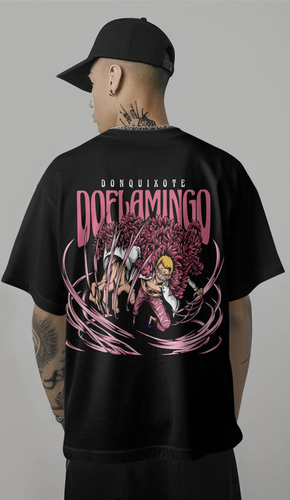One Piece Donquixote Doflamingo String Graphic Printed Oversized T-shirt Harble Outfits