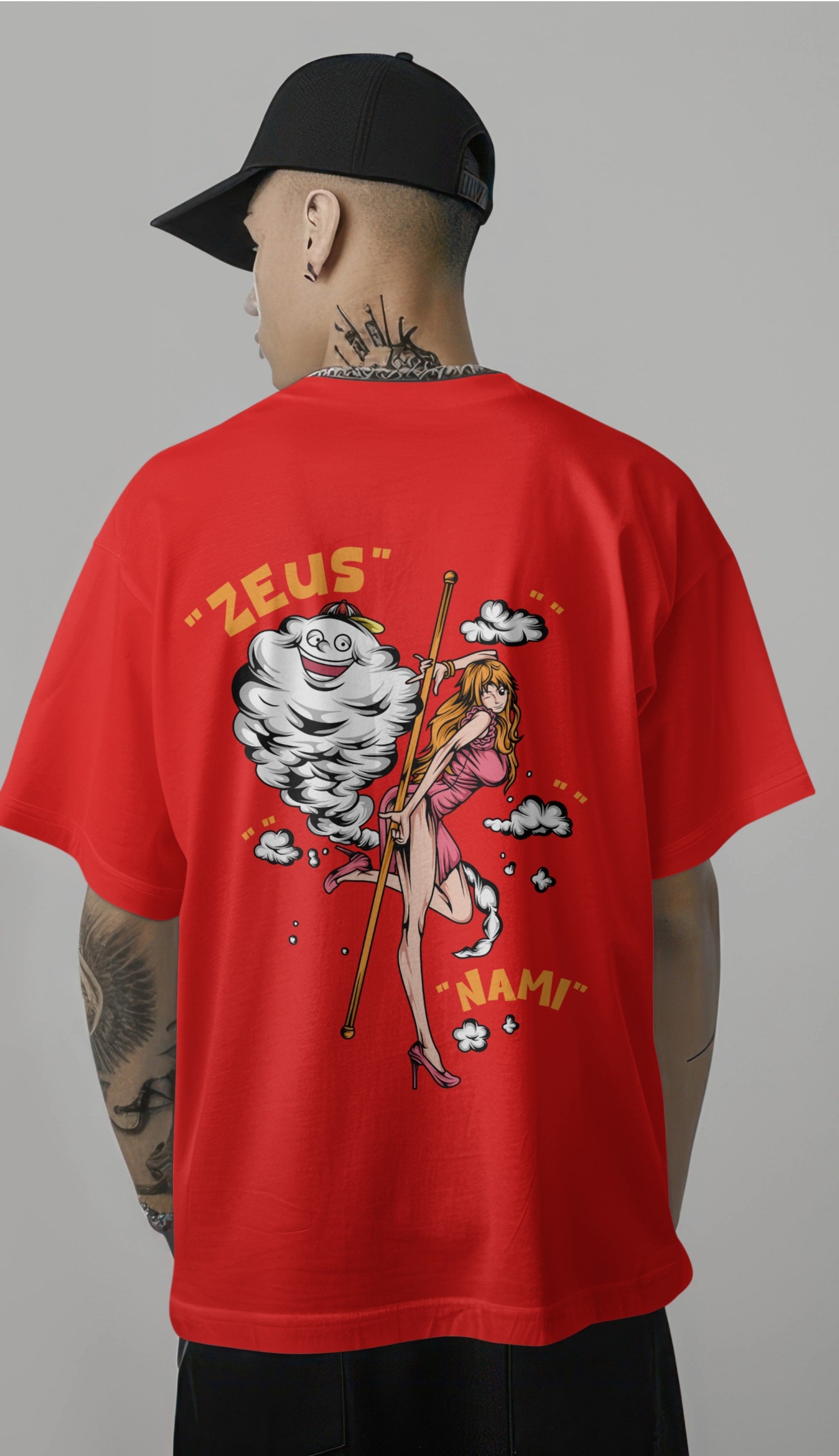 One Piece Nami Graphic Printed Oversized T-shirt Harble Outfits