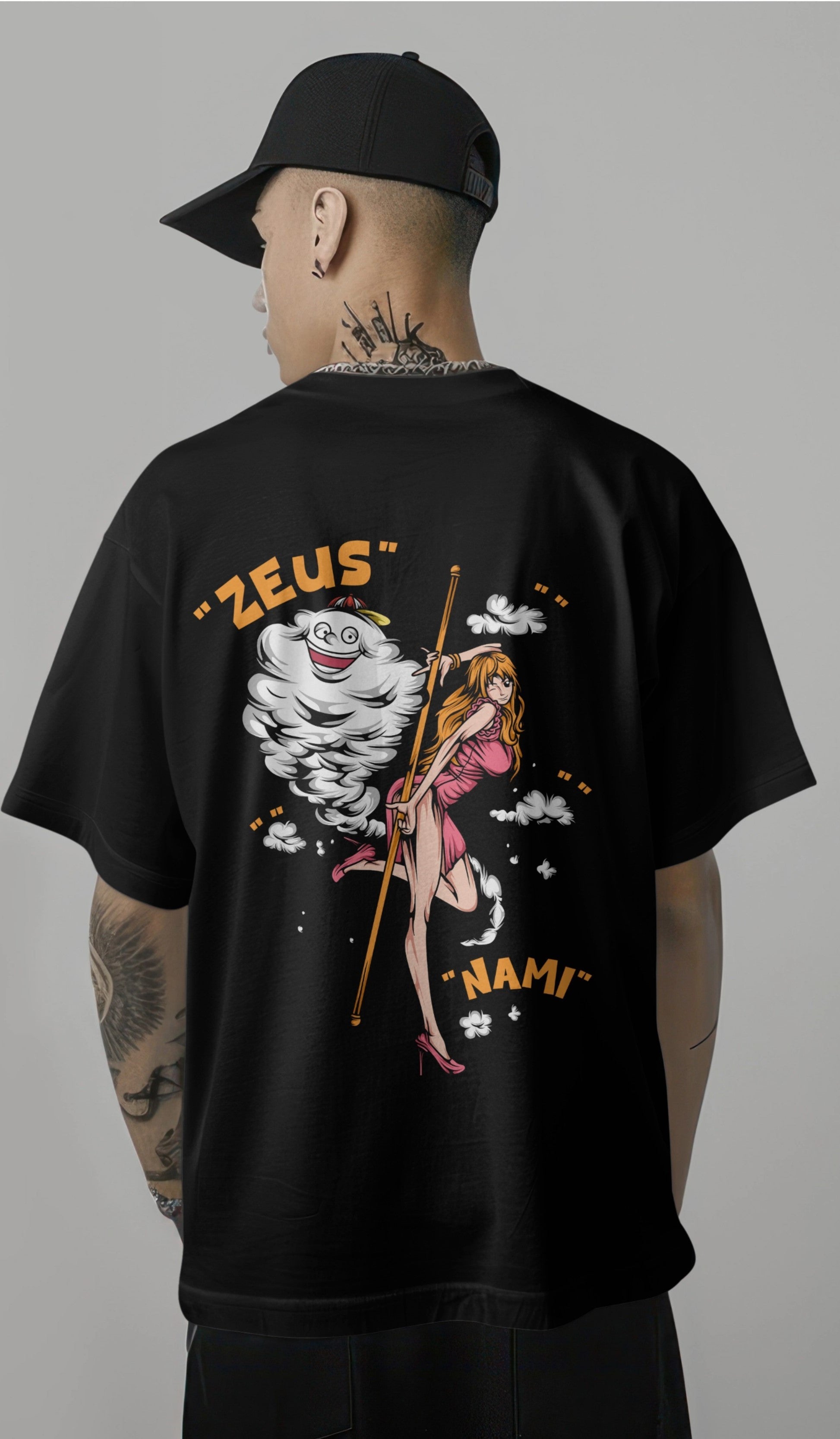 One Piece Nami Graphic Printed Oversized T-shirt Harble Outfits