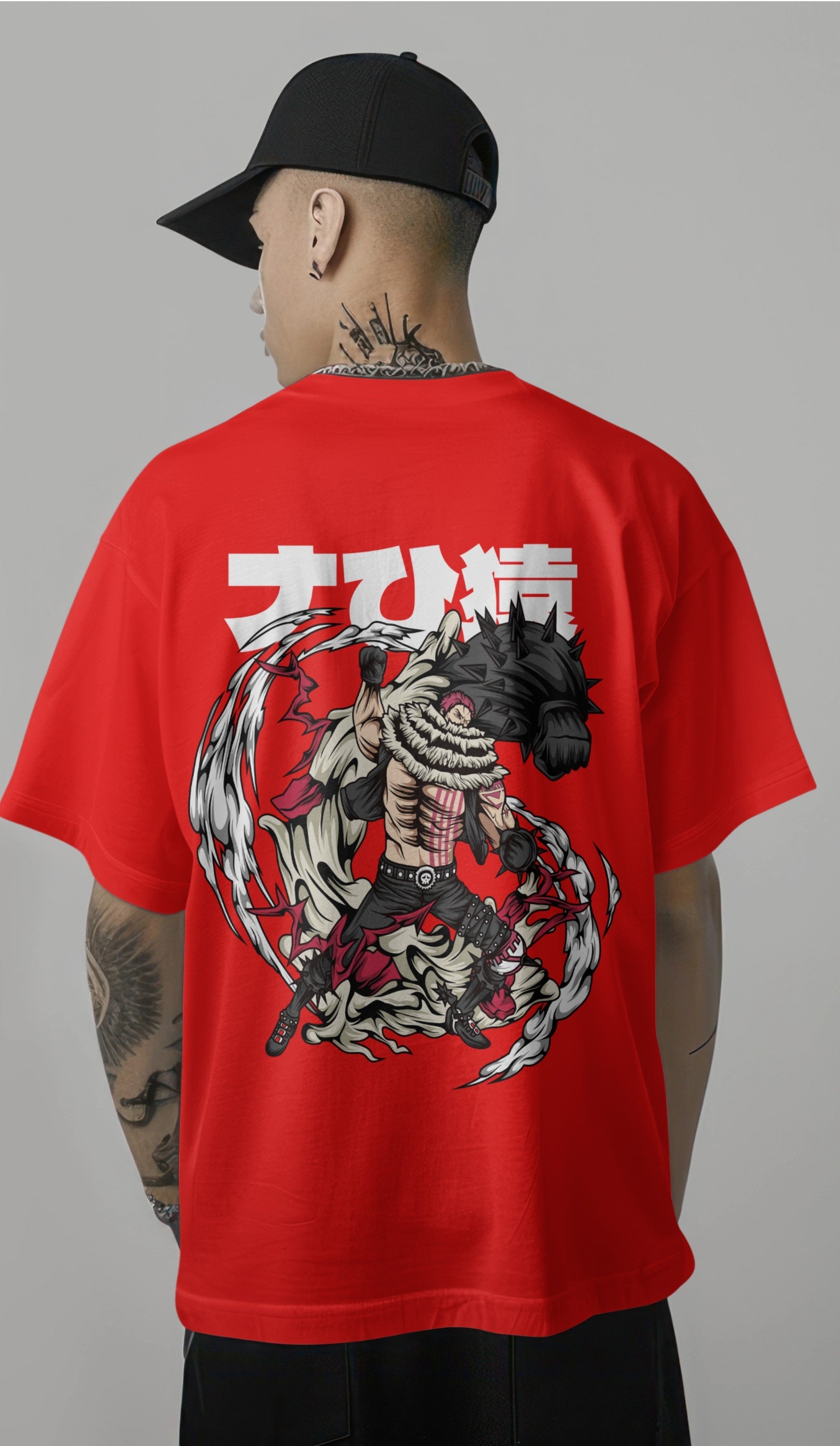One Piece Katakuri Graphic Printed Oversized T-shirt Harble Outfits