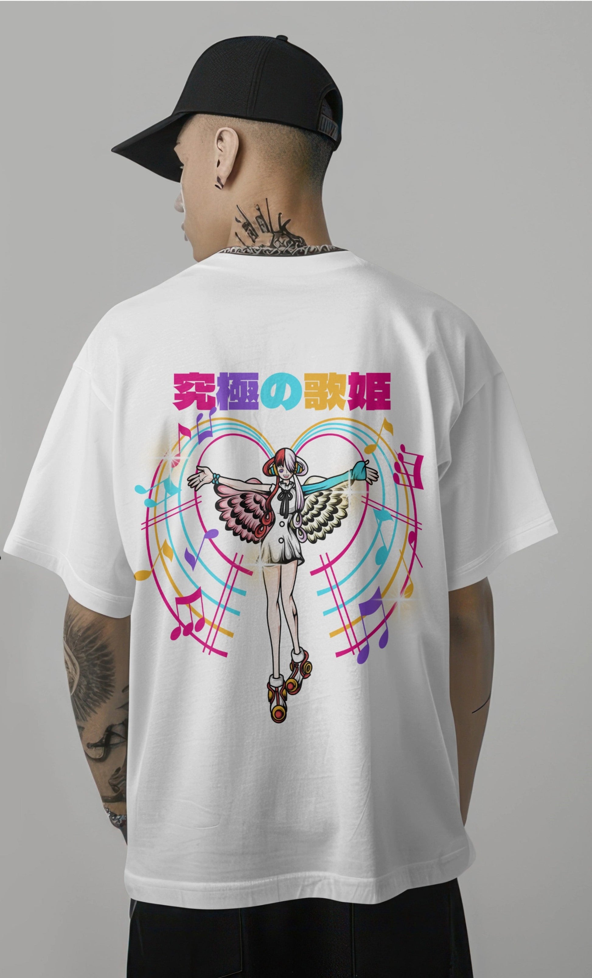 One Piece Uta Graphic Printed Oversized T-shirt Harble Outfits