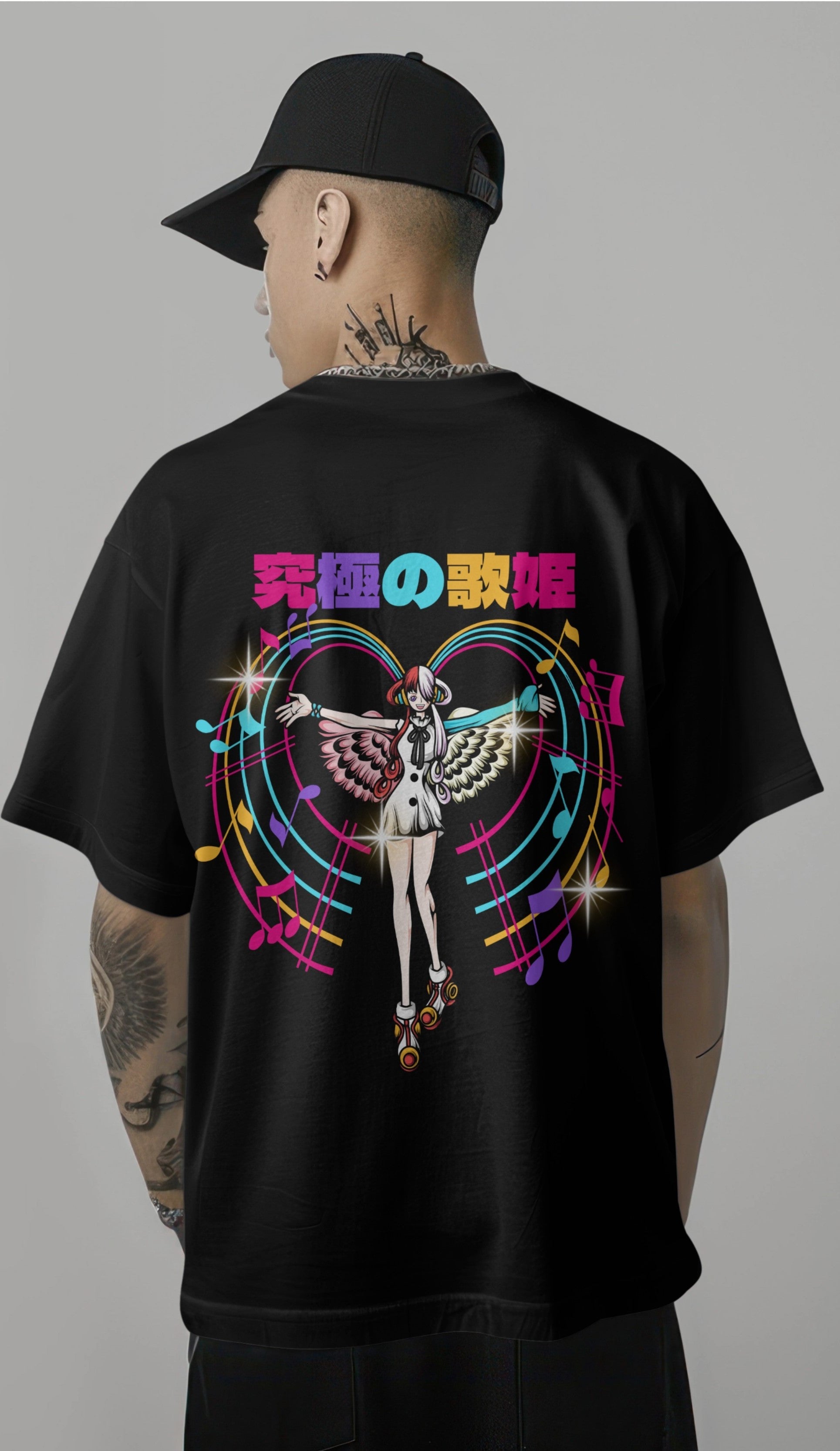 One Piece Uta Graphic Printed Oversized T-shirt Harble Outfits