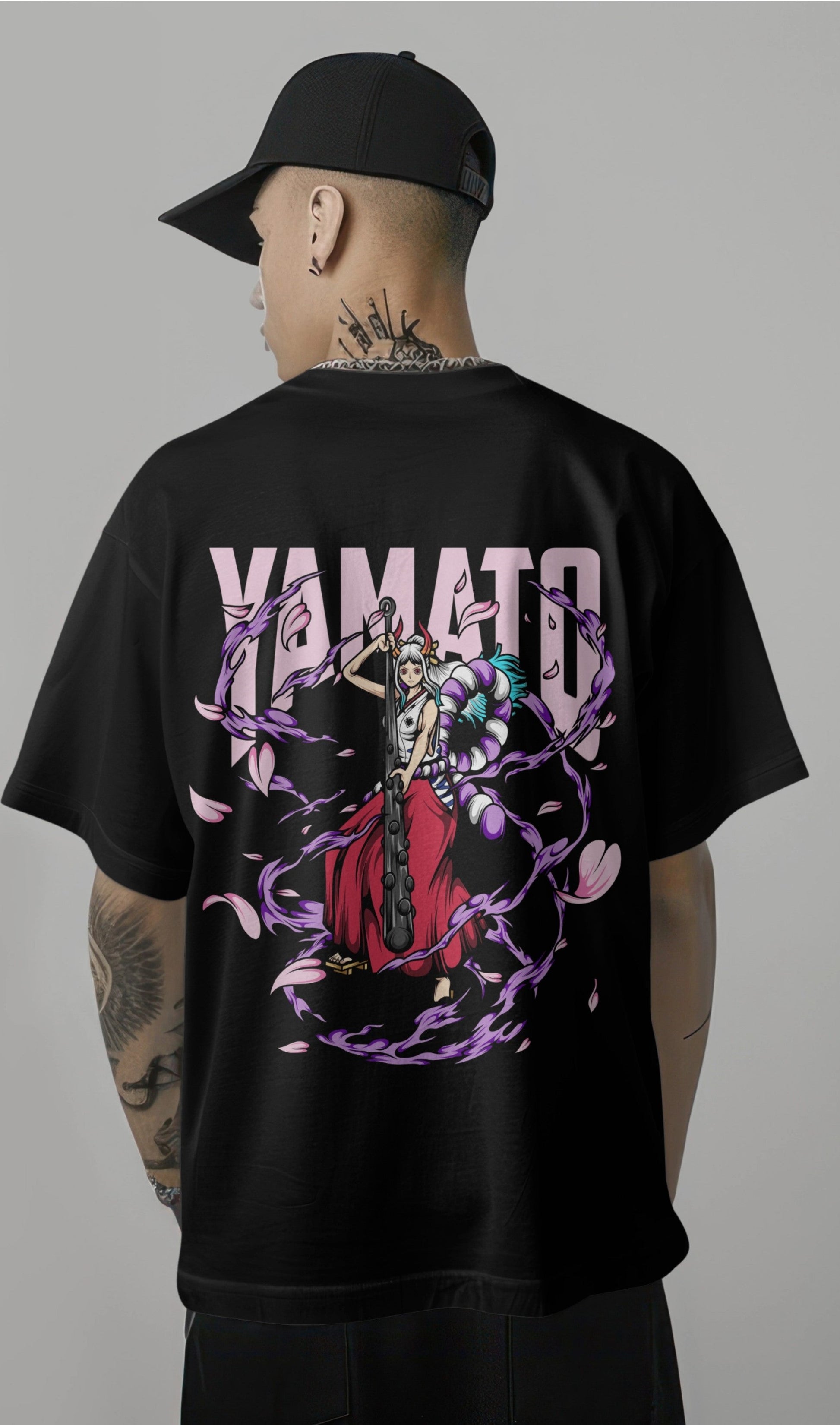 One Piece Yamato Oni Princess Graphic Printed Oversized T-shirt Harble Outfits