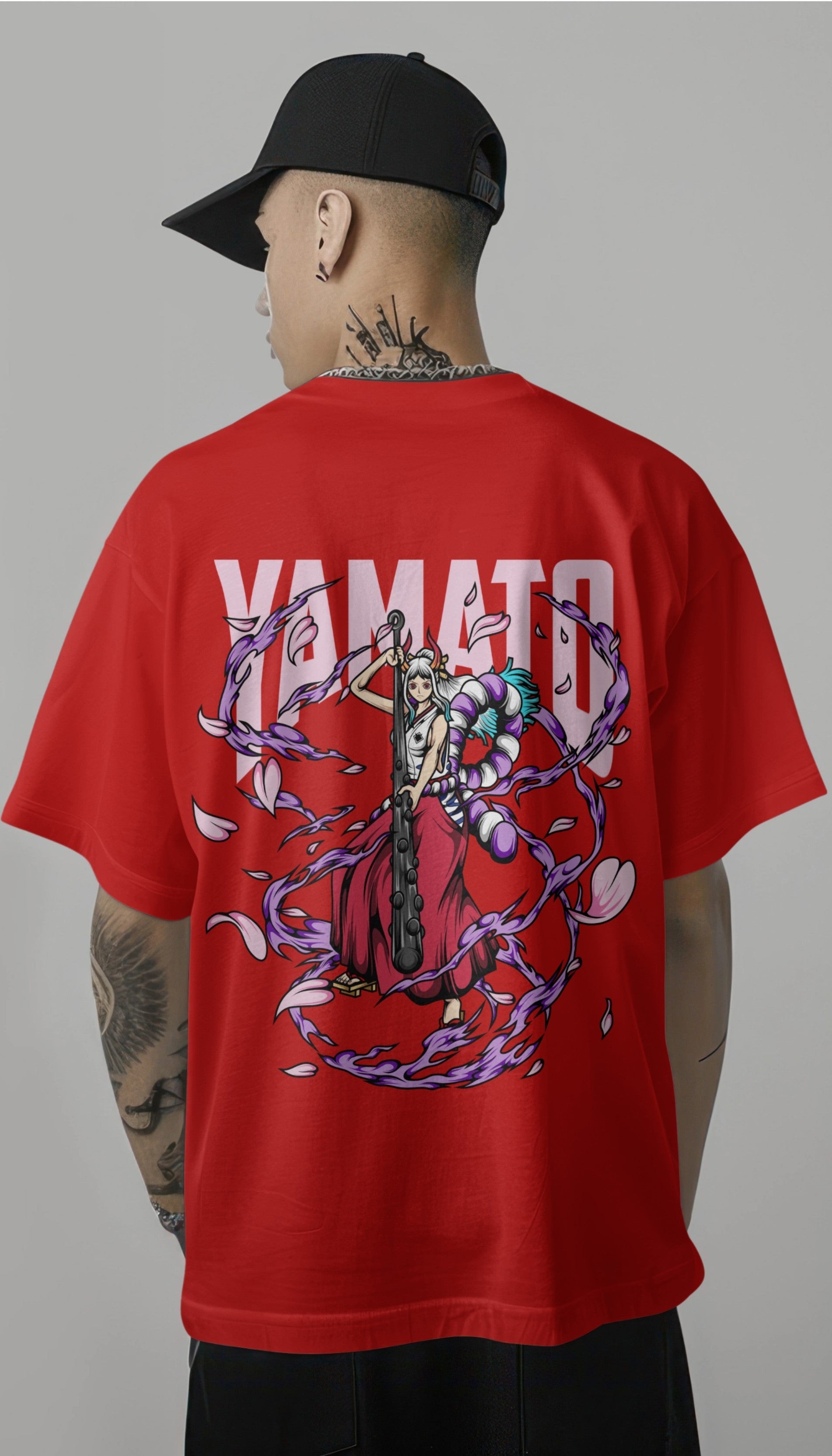 One Piece Yamato Oni Princess Graphic Printed Oversized T-shirt Harble Outfits