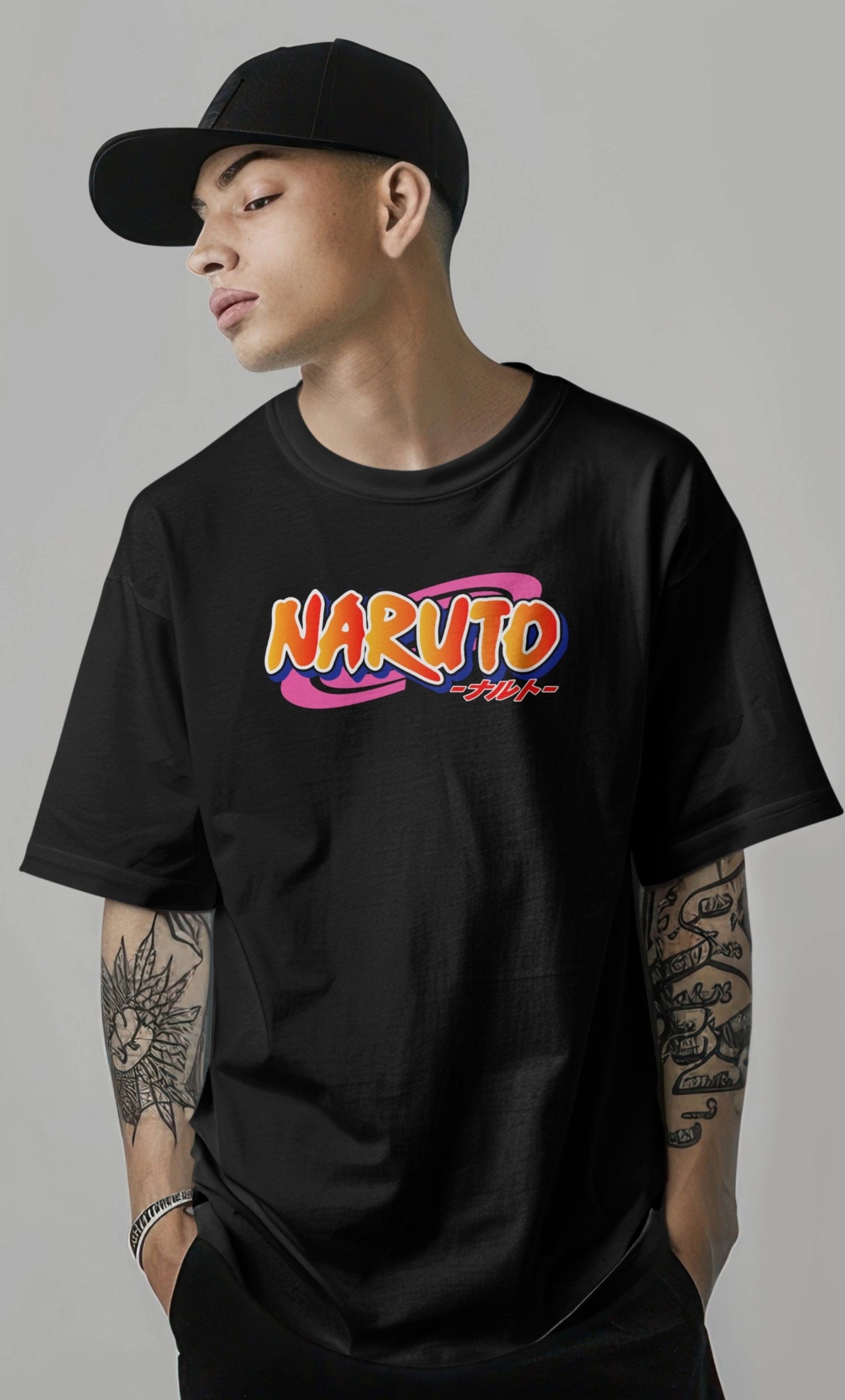 Eyes of the Uchiha Clan Printed Oversized T-shirt Harble Outfits