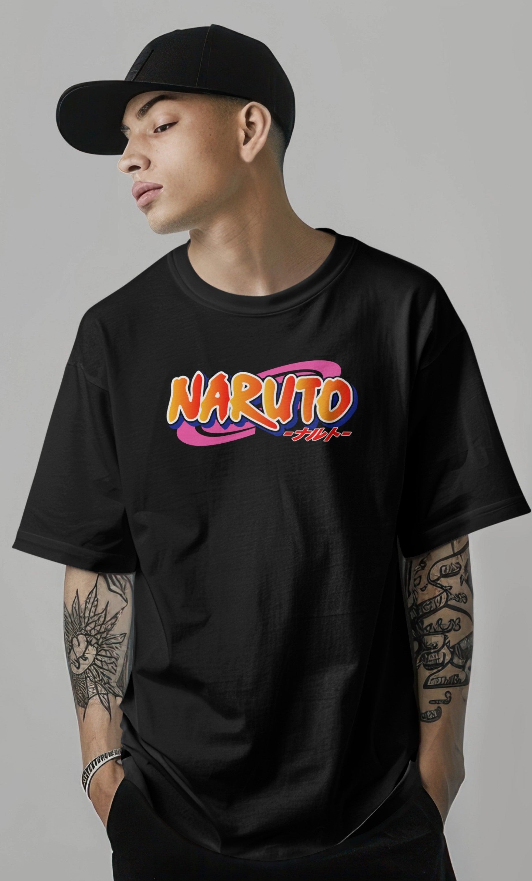 Eyes of the Uchiha Clan Printed Oversized T-shirt Harble Outfits