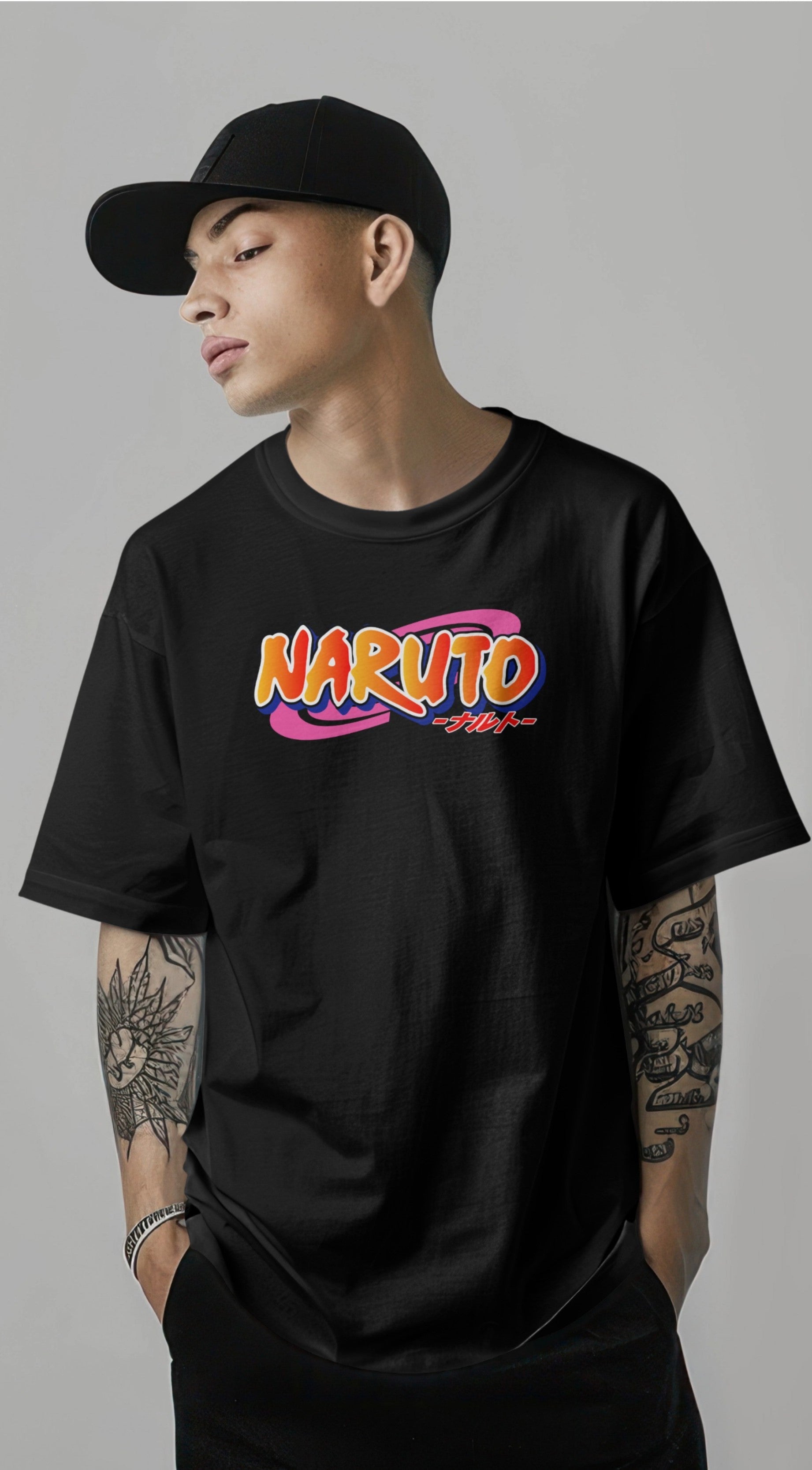 Team 7 Eyes of Power Graphic Printed Oversized T-shirt Harble Outfits